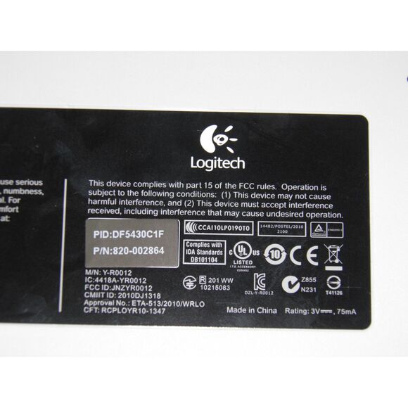 Logitech K520 Wireless Desktop Keyboard no dongle - Picture 6 of 6